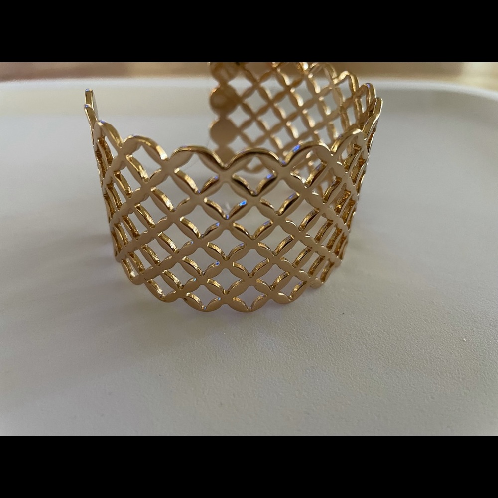Faux Gold colored cuff bracelet